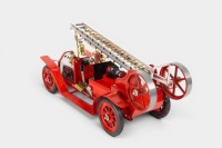 MAMOD: A Mamod pressed steel Fire Engine FE1 model in box, approx 46cm long, with functional engine - 6