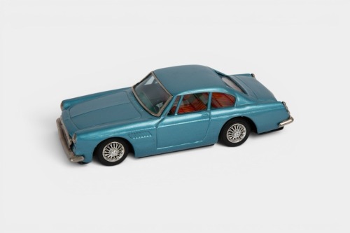 BANDAI: A circa early 1960s Bandai (Japan) tinplate friction Ferrari 250 GT, 21cm long