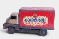 TRUCK: A large c1950s Boomaroo (Australia) pressed steel toy truck, 36cm long, 18cm high