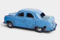 TRI-ANG: A c1950s Tri-Ang Minic tinplate clockwork Ford Zephyr Six toy, 18cm long - 2