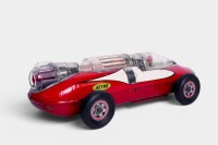 DAIYA: A c1960s Daiya (Japan) tinplate battery Astra rocket car, 32cm long - 2