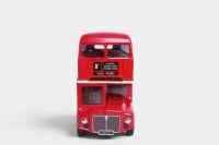 METTOY: A Mettoy 1:36 scale tinplate clockwork London double decker bus (MT00101) in box - 3