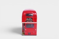 METTOY: A Mettoy 1:36 scale tinplate clockwork London double decker bus (MT00101) in box - 4