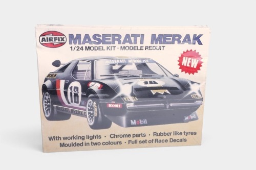 MASERATI: A still sealed in box Airfix 1:24 scale Maserati Merak model kit