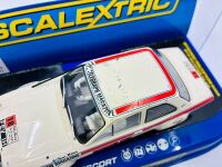 FORD ESCORT: A 1:32 scale slot car by Scalextric of the Ford Escort Mk 1 with original display case [Location: Sydney] - 4
