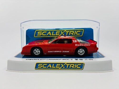277a · CHEVROLET CAMARO: A 1:32 scale slot car by Scalextric of the Chevrolet Camaro IROC-Z with original display case [Location: Sydney]