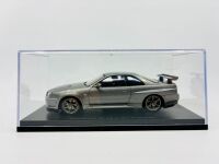 NISSAN R34 SKYLINE GTR: A 1:32 scale slot car by HPI Racing of the Nissan Skyline R34 GTR with original packaging [Location: Sydney] - 5