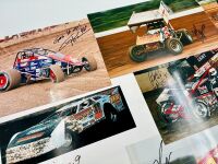 AUTOGRAPHED PHOTOS: A group of 14 autographed speedway photos [Location: Sydney] - 4