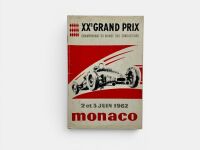 MONACO GRAND PRIX: Official Race Programme for 1962 [Location: Sydney]