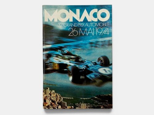 MONACO GRAND PRIX: Official Race Programme for 1974 [Location: Sydney]