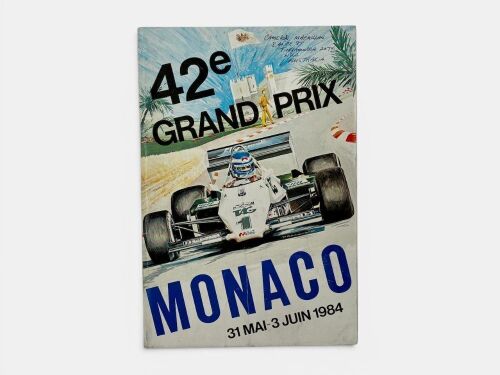 MONACO GRAND PRIX: Official Race Programme for 1984 [Location: Sydney]