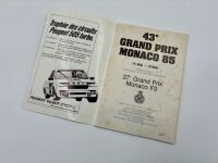 MONACO GRAND PRIX: Official Race Programme for 1985 [Location: Sydney] - 3