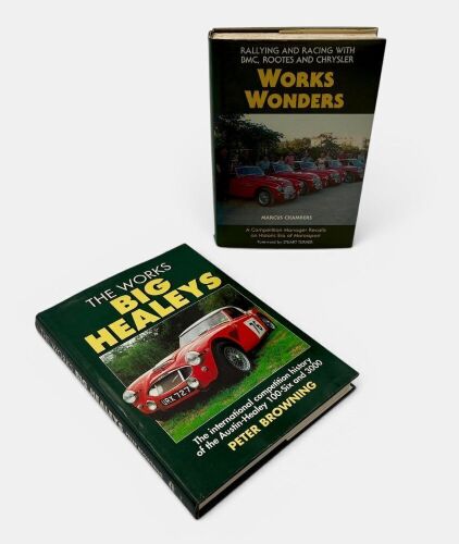 AUSTIN-HEALEY: A pair of hardcover books relating to the Works Healeys [Location: Sydney]