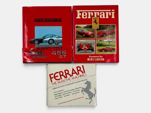 FERRARI: Three hardcover books relating to Ferrari [Location: Sydney]