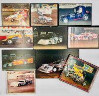 SPEEDWAY: Ten framed and mounted speedway photos [Location: Sydney]