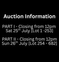 Auction Information - Click into lot to read