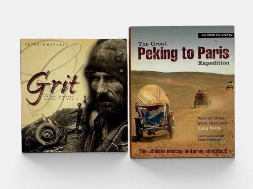 209 · TRANSCONTINENTAL MOTORING: A pair of books relating to Transcontinetal Motoring [Location: Sydney]