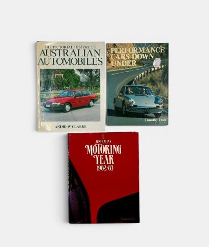 192 · AUSTRALIAN MOTORING: A group of three books relating to Australian motoring [Location: Sydney]