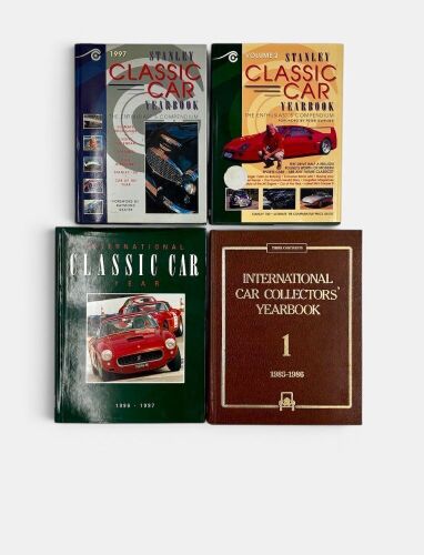 CLASSIC CAR YEARBOOKS: A group of four hardcover yearbooks from various publishers [Location: Sydney]