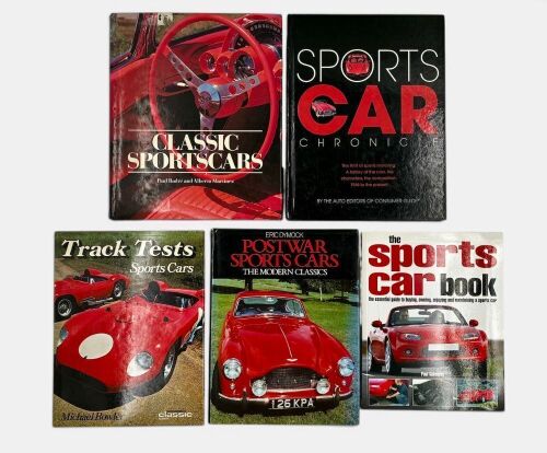 272 · BOOKS: A group of five books relating to sports cars [Location: Sydney]