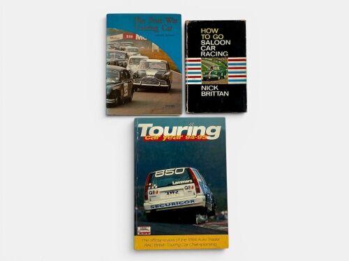 262 · TOURING CAR RACING: A group of three hardcover books relating to Touring Car Racing [Location: Sydney]