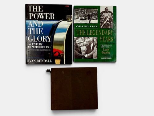 MOTOR RACING: A group of three hardcover books relating to Motor Racing [Location: Sydney]