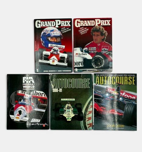 FORMULA ONE: A group of five Yearbooks from various publishers [Location: Sydney]