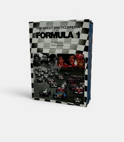 THE GREAT ENCYCLOPEDIA OF FORMULA ONE: A slipcased three volume set by Pierre Menard [Location: Sydney]