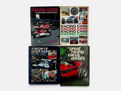 MOTOR RACING: A group of four hardcover books relating to Motor Racing [Location: Sydney]