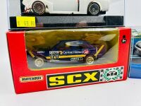 SLOT CARS: Three 1:32 scale slot cars including a BMW M3 by SCX/Matchbox, a Mini Cooper by Scalextric and a BMW 320 Group 5 kit by Sideways [Location: Sydney] - 4