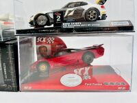 SLOT CARS: Four 1:32 scale slot cars including a BMW Z4 GT3 by Scaleauto, a Mercedes-Benz SLS GT3 by Scaleauto, a Porsche 911 993 by Spirit and a Saleen S7 [Location: Sydney] - 5