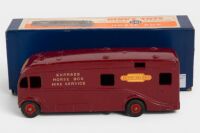 DINKY: A c1953 Dinky Toys (Meccano Ltd) Maudslay Marathon Horse Box horse transport vehicle, model No.581, in original box