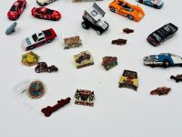 AMERICAN MOTORSPORT: A group of items featuring various forms of American motorsport including a group of 1:64 scale models and badges [Location: Sydney] - 6