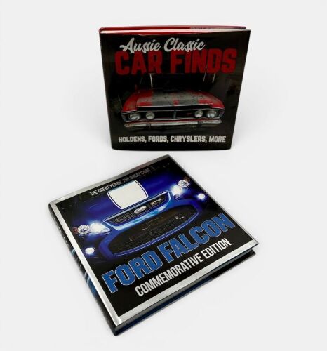 FORD FALCON: A hardcover book together with 'Aussie Classic Car Finds' [Location: Sydney]