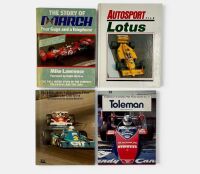 FORMULA ONE: A group of four books on Formula One constructors including March, Lotus and Tyrrell [Location: Sydney]