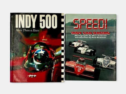 INDY CARS: A pair of hardcover books [Location: Sydney]