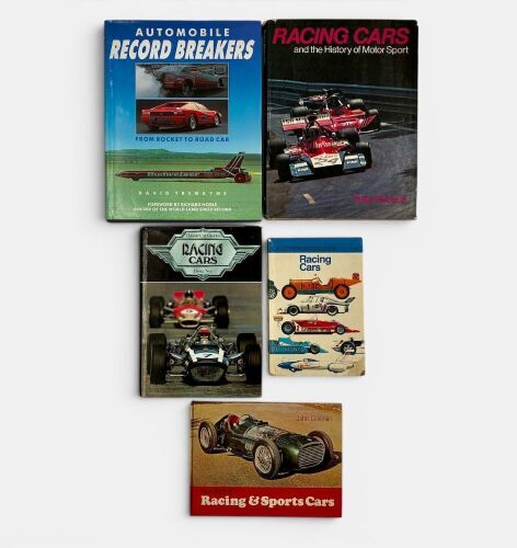 RACING CARS: A group of five hardcover books relating to racing cars [Location: Sydney]