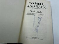 TO HELL AND BACK: A hardcover autobiography signed by Niki Lauda [Location: Sydney] - 3