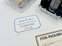 PACKARD TWELVE SPORT PHAETON: A 1:24 scale model by Danbury Mint of the 1936 Packard Twelve Sport Phaeton [Location: Sydney] - 17