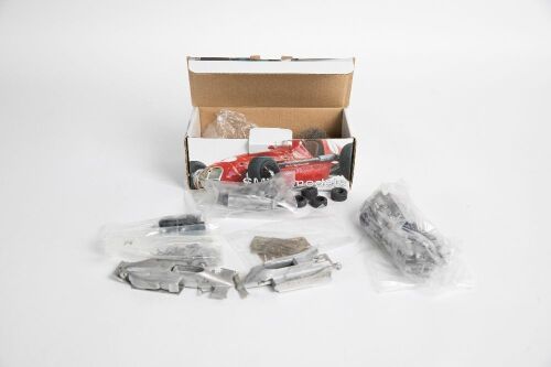 MODEL KITS: Four white metal 1:43 Formula One model kits