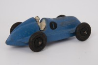 DINKY TOYS: 23c Mercedes Benz Racing Car 1946-50 blue RN1 - 2