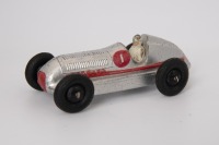 DINKY TOYS: 23c Mercedes Benz Racing Car. 1946-50 silver RN1
