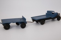 DINKY TOYS: 25t, 25c Flat Truck with 25g trailer, 1947-48 - 2
