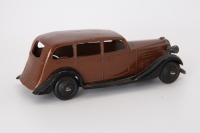 DINKY TOYS: 30d Vauxhall 1946-50, Brown/Black - 2