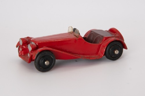 DINKY TOYS: 38f Jaguar SS100 Sports Car 1947-50