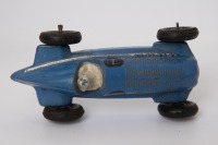 DINKY TOYS: 23c Mercedes Benz Racing Car 1946-50 blue RN1 - 4