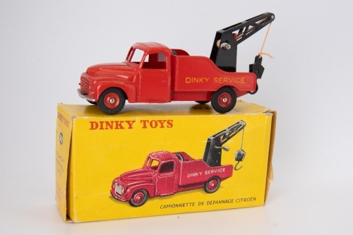 FRENCH DINKY: 582 Citroen '23' Breakdown Tow Truck 'Dinky Service' 1959-69