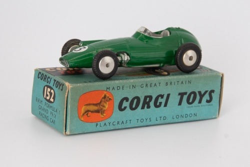 CORGI TOYS: 152 BRM Formula 1 Grand Prix Racing Car #3 1958-61