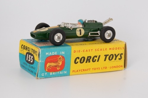 CORGI TOYS: 155 Lotus-Climax Formula 1 Racing Car 1964-69