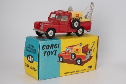 CORGI TOYS: 417 Land Rover 'Breakdown Service' 1960-62